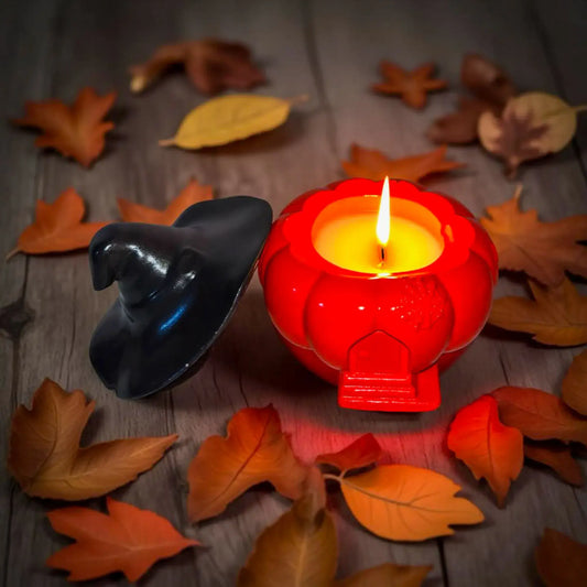 lumanare handmade parfumata dovleac cadou personalizat