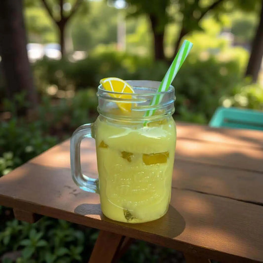 Lumânare Handmade Parfumată Glowmonade – Limonadă Fresh, 350g Soia Natur