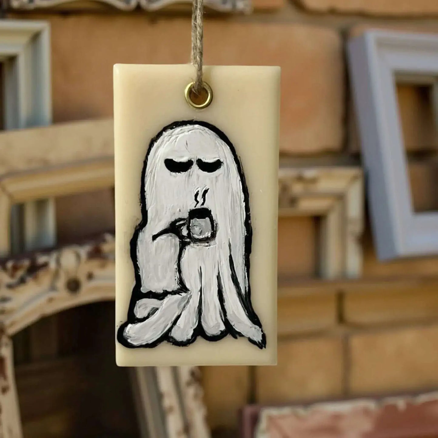 Odorizant Dulap Handmade cu Fantomă Cafea – 35g | Natural & Fără Chimicale