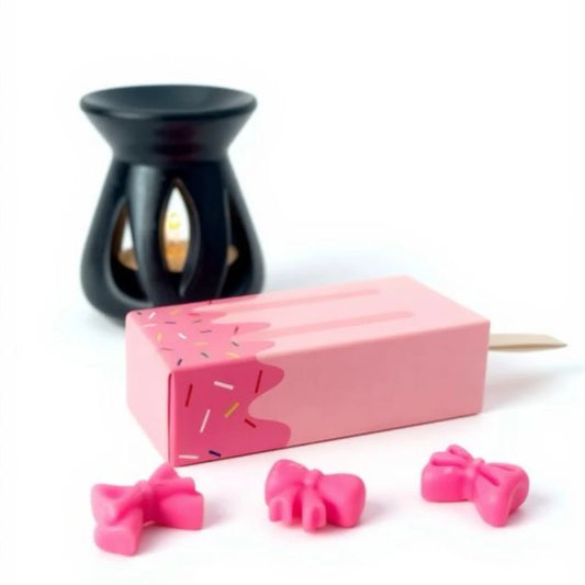 Fundițe parfumate wax melts pink charms aromă de vanilie și ciocolată pentru aromatizator