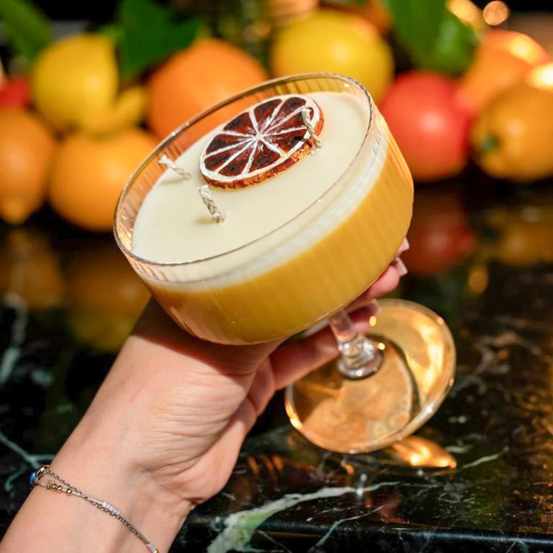 Lumânare Handmade Parfumată Pornstar Martini – Ceară de Soia 200g Handmade