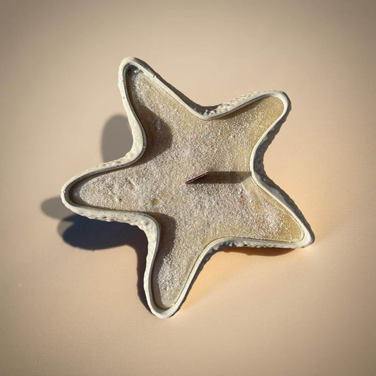 Lumânare Stea de Mare Handmade – Design Marin și Aromă Răcoritoare