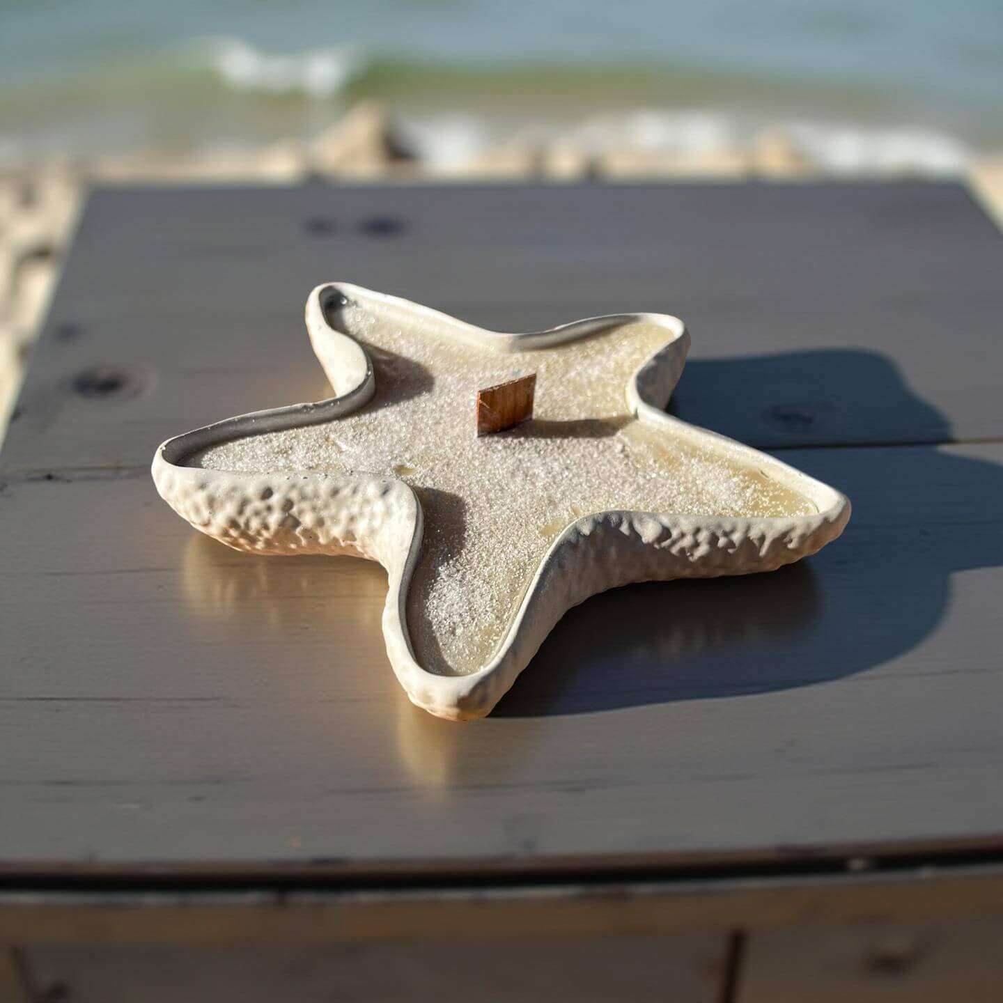 Lumânare Stea de Mare Handmade – Design Marin și Aromă Răcoritoare - 70g