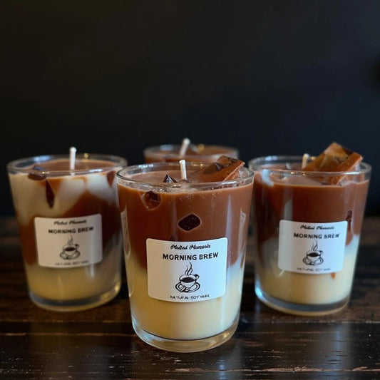 Lumânare Parfumată Latte - Aromă Cafea și Lapte - 200g