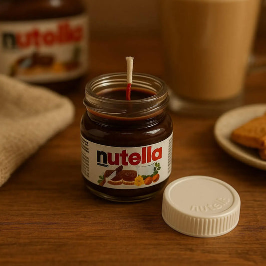 Lumânare Parfumată Nutella – Aromă de Ciocolată, 25g Handmade