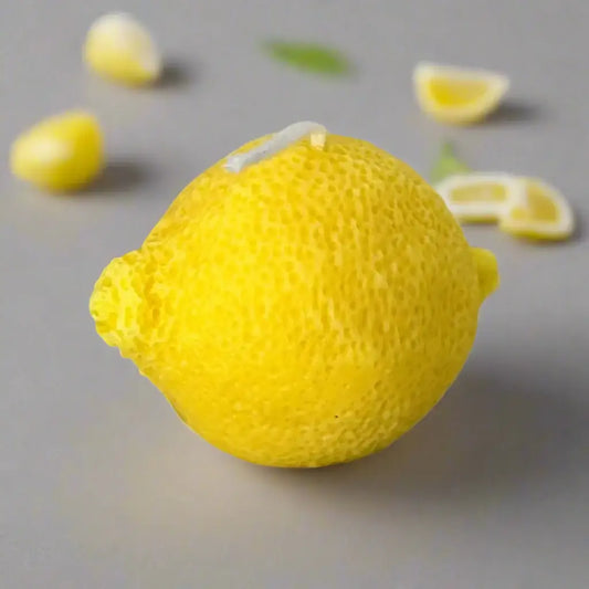 Lumânare Parfumată Lămâie Fresh 70g – Ceară Naturală Handmade
