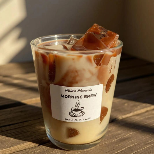 Lumânare Parfumată Latte - Aromă Cafea și Lapte - 200g