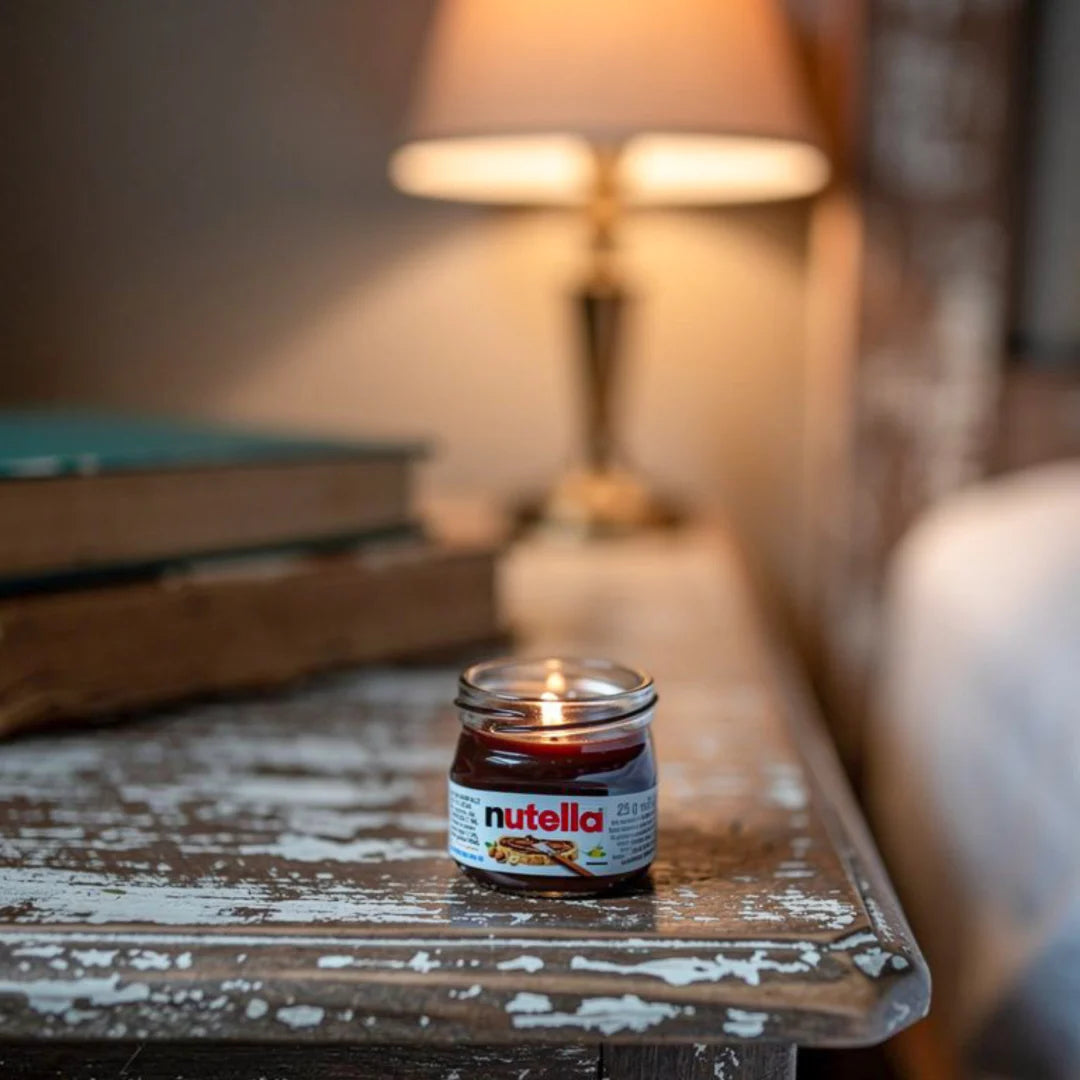 Lumânare Handmade Parfumată Nutella – Aromă de Ciocolată, 25g Handmade